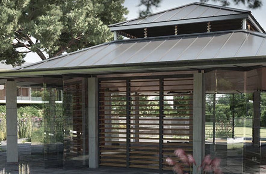 Lotus Pavilion - Visualisation of Memorial Pavilion
