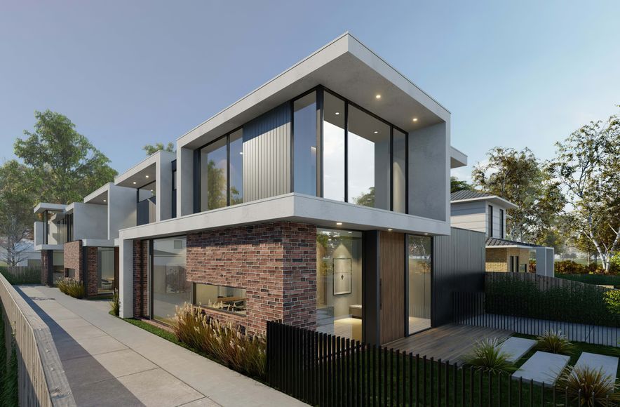 3 Unit Modern SDA Townhouses