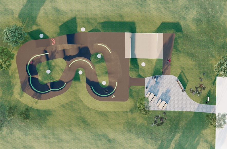 Pump track design