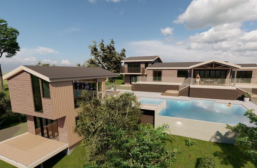 New Pool & Pool House