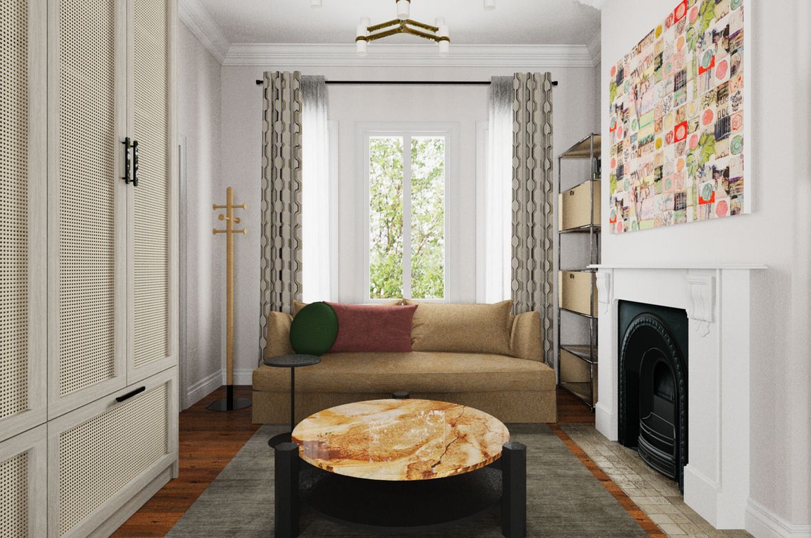 Layered Sitting Room • A Collaboration with Three Little Pigs •