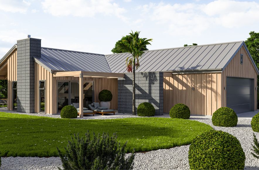 3-Bedroom House Plan - Hannah