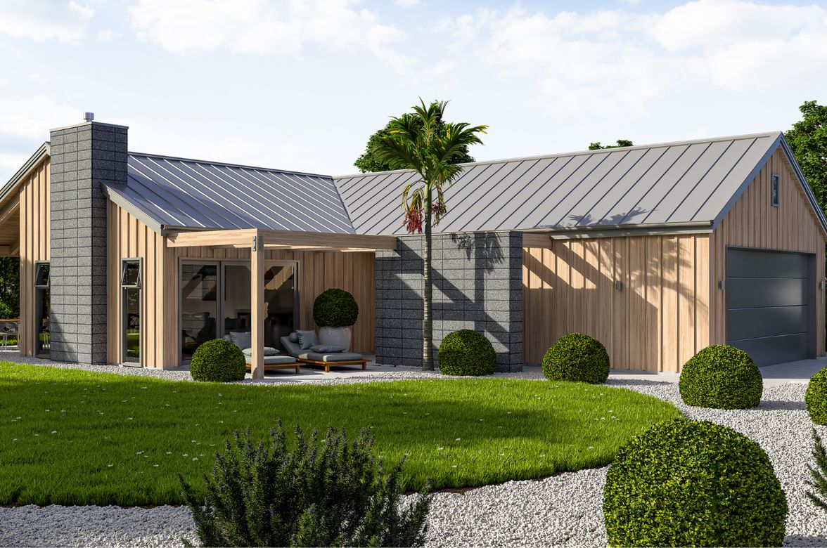 3-Bedroom House Plan - Hannah