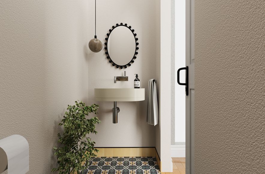 Whimsical Powder Room • A Collaboration with Three Little Pigs •