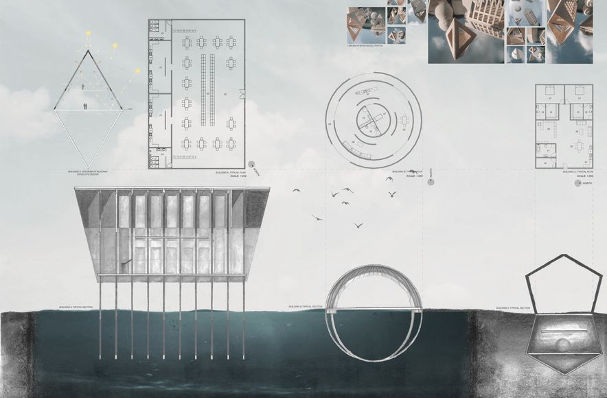 "Poetry In Motion"; Pavilosta Bee Breeders Architecture Competition
