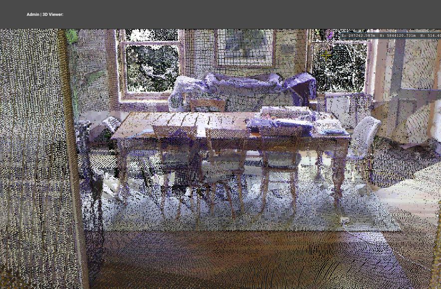 3D Tripod Point Cloud – Interior