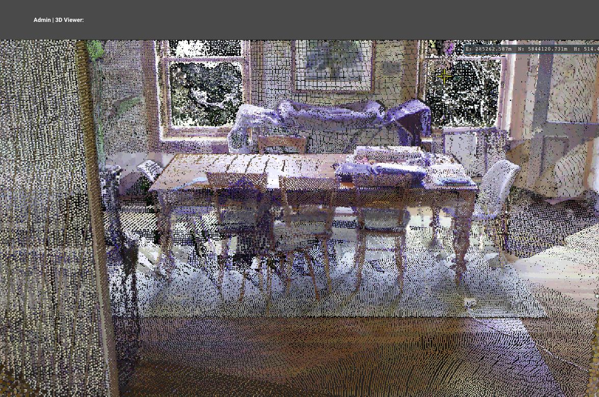 3D Tripod Point Cloud – Interior