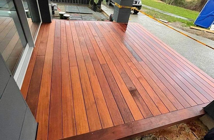 Kwila decking