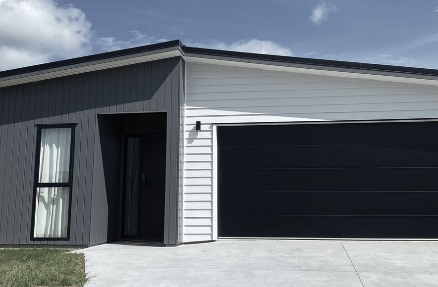 Beautifully designed soffit with ACwow factor!