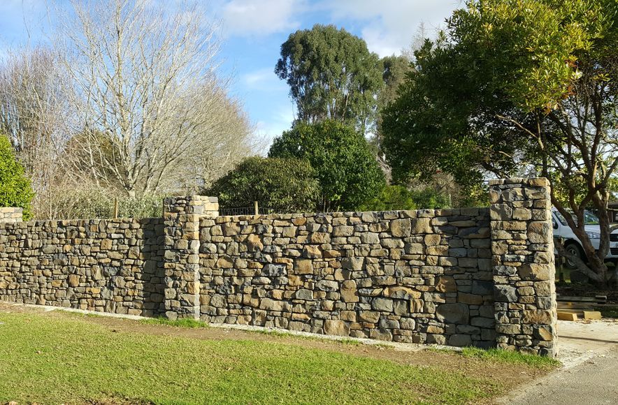 Basalt Entrance Wall