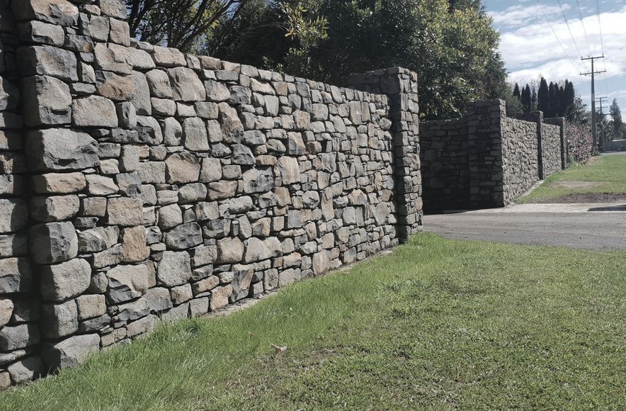 Basalt Entrance Wall