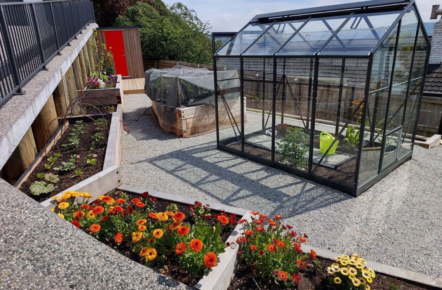 Turning a Difficult Site into a Productive Garden