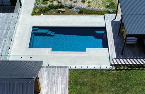 Vogue 8.2 Swimming Pool in Vercoe by OCD Pools and Landscapes