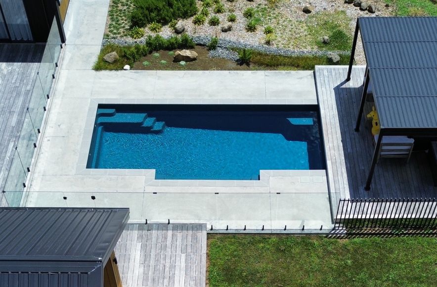 Vogue 8.2 Swimming Pool in Vercoe by OCD Pools and Landscapes