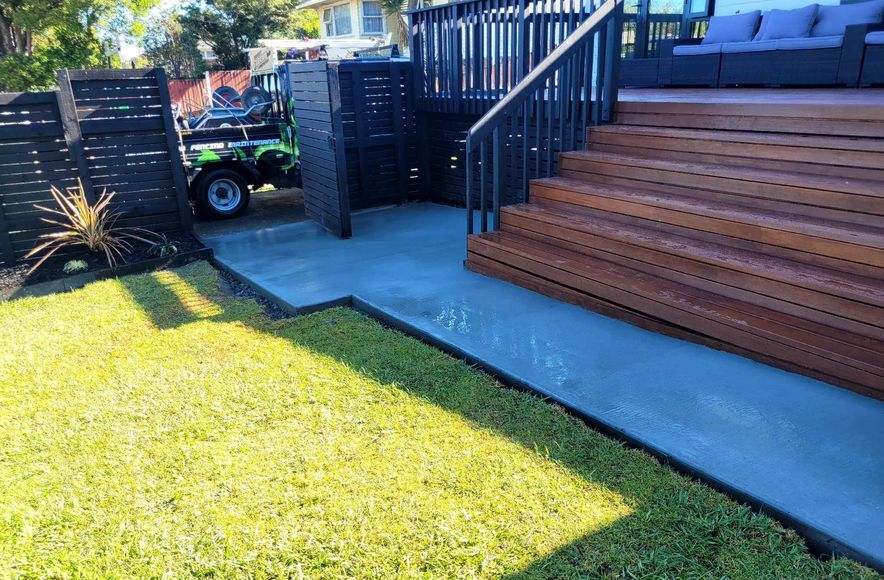 Concrete Pathway & Planting Delight