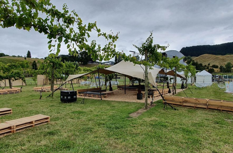 Rhythm & Vines VIP section