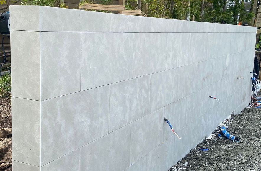 Damn Good Tiling - Ourdoor Stone Wall