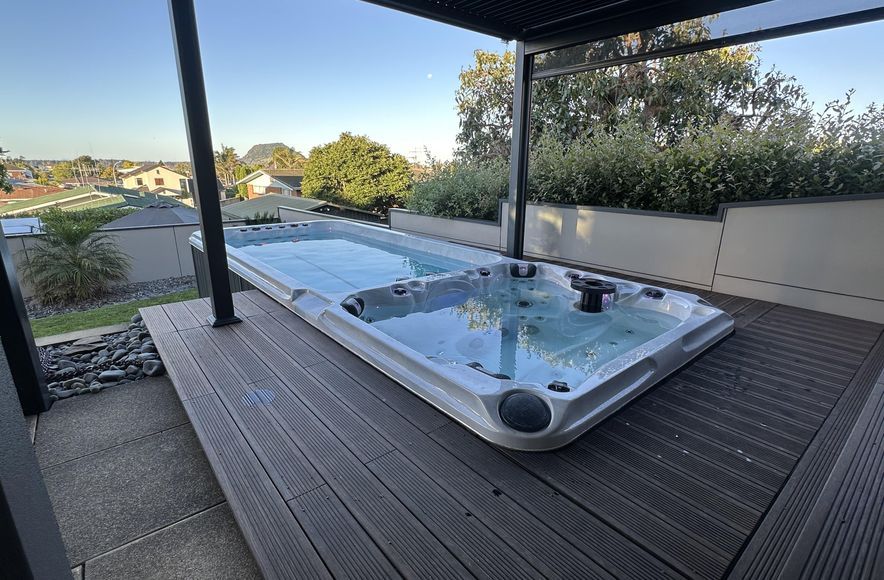 Passion Swim Spa install