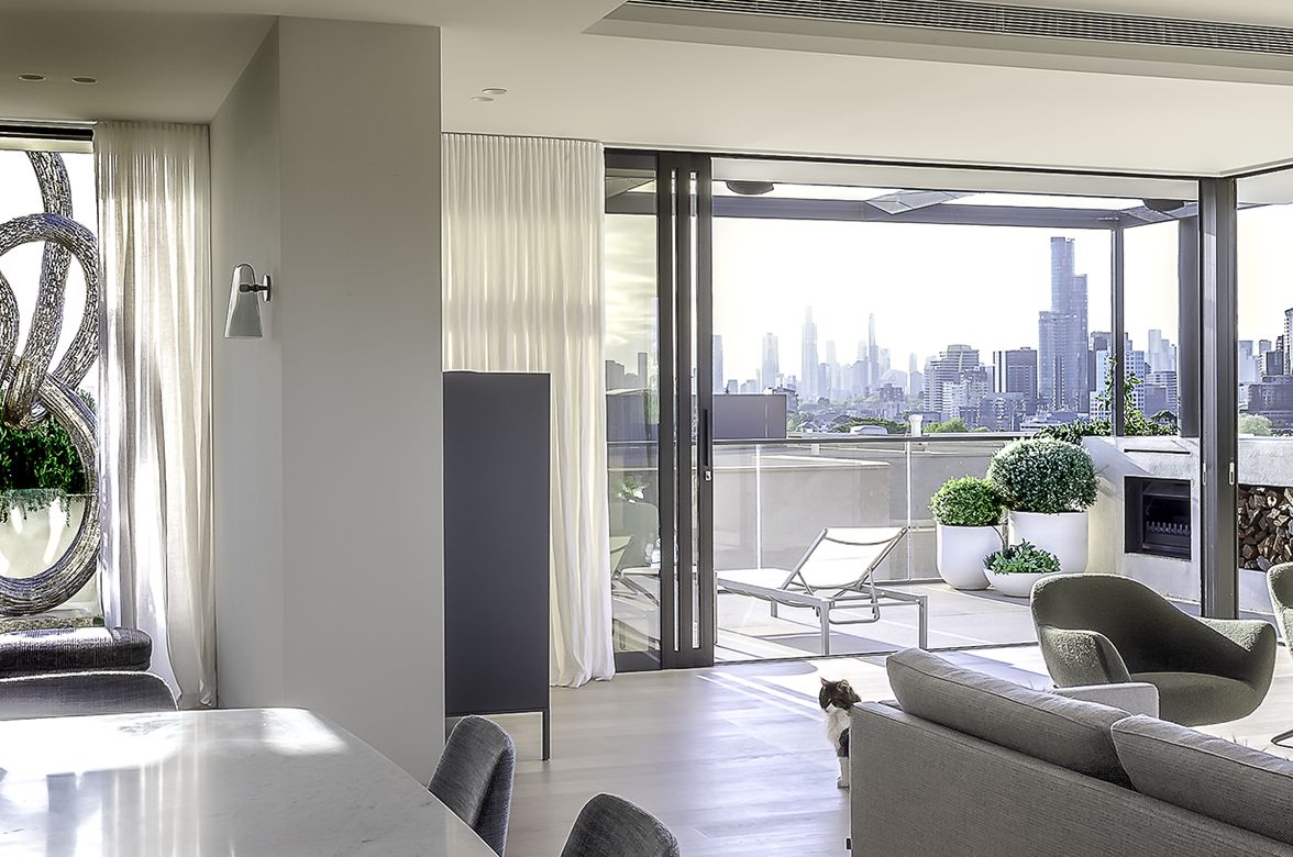 Penthouse roof garden
