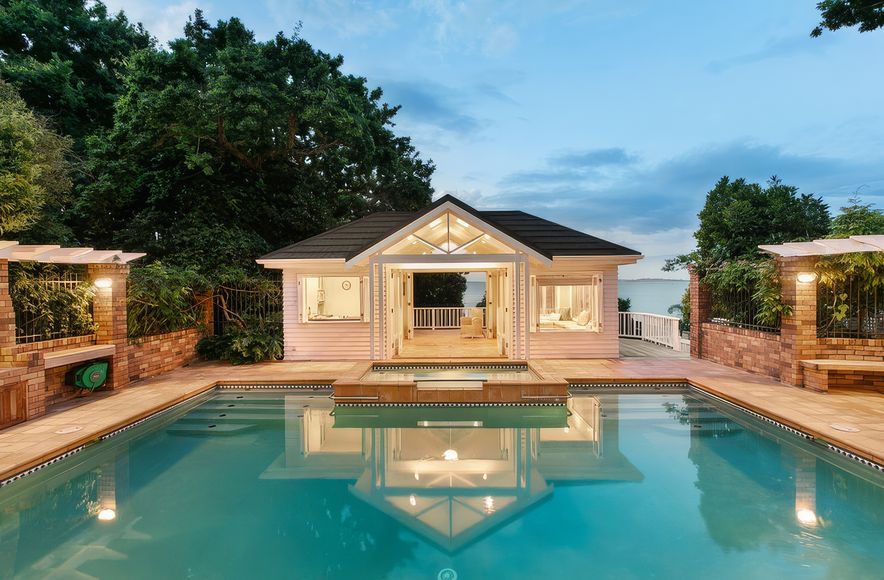 Island View Pavilion, Pool and Landscaping