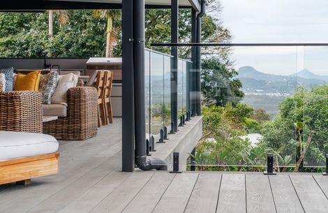 Smoked Oak Deck by Stilus Design in Budrim QLD