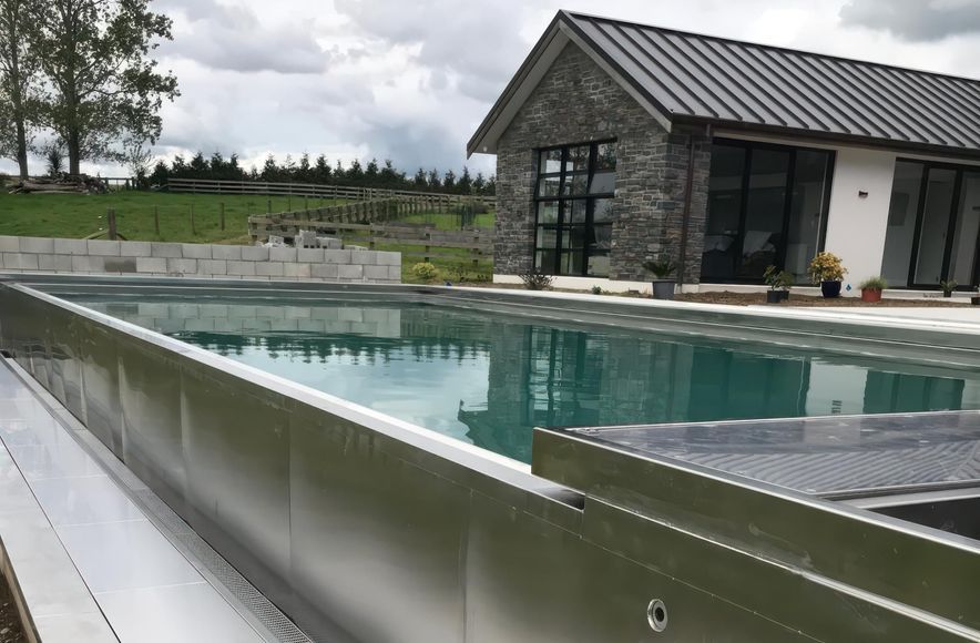 Stainless steel, over concrete - Karaka Lux