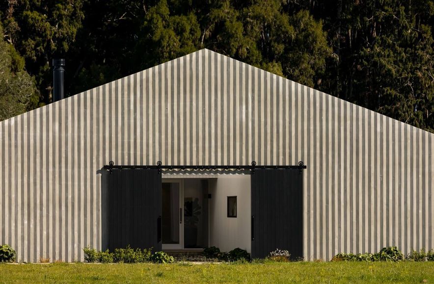 White Green House