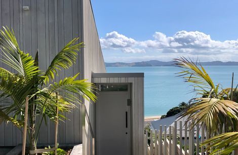 New build above the beach