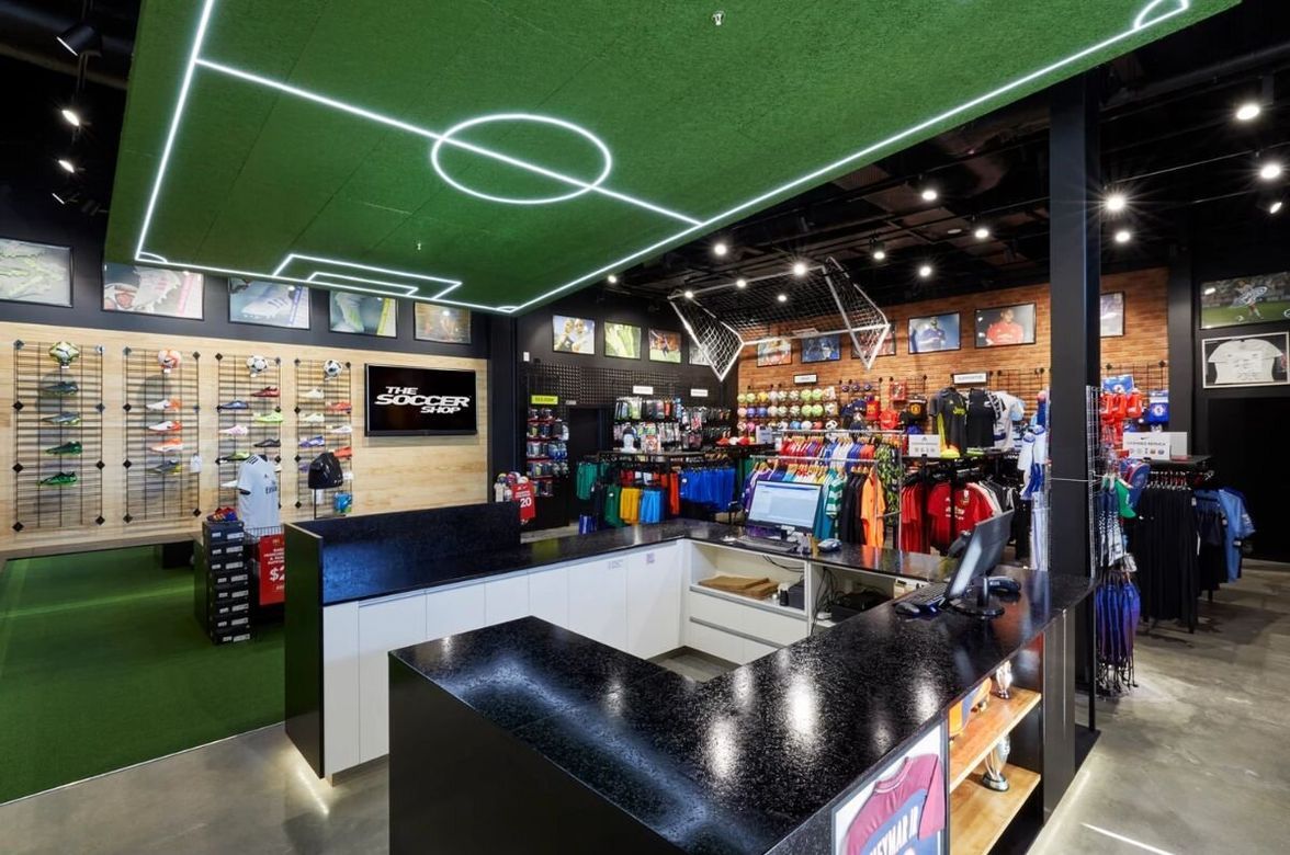 NZ Soccer Shop Bayfair Retail Fitout