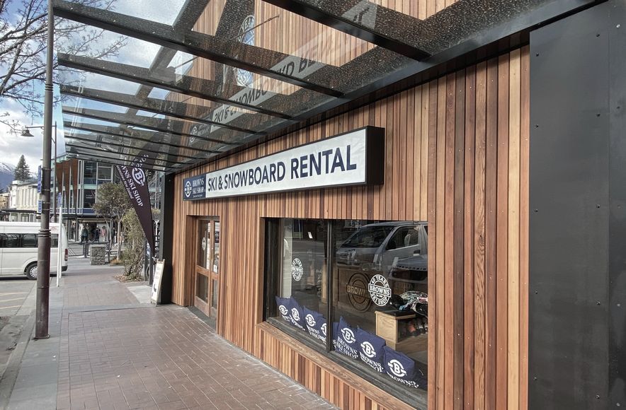 Browns Ski Shop Queenstown Renovation