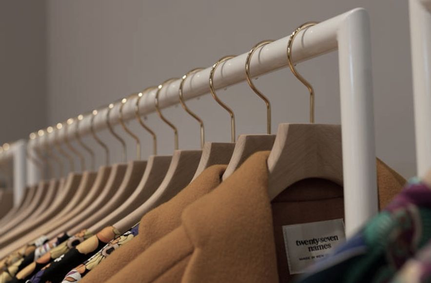 twenty-seven names - retail clothing racks