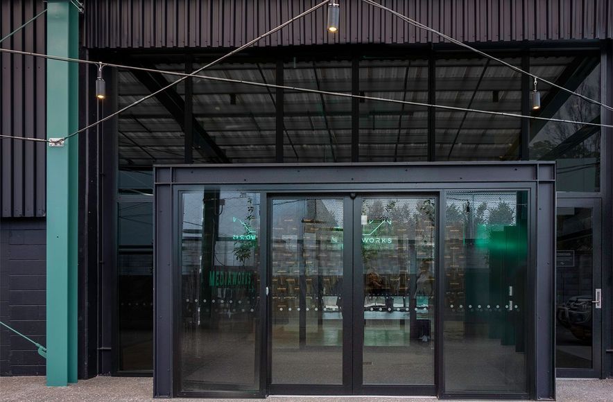 Catenary lighting - Mediaworks Auckland office space