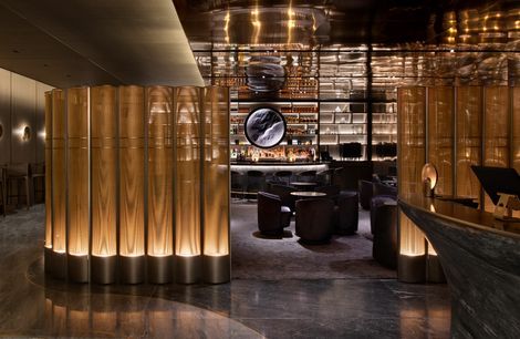 Decorative Screens elevate Restaurant