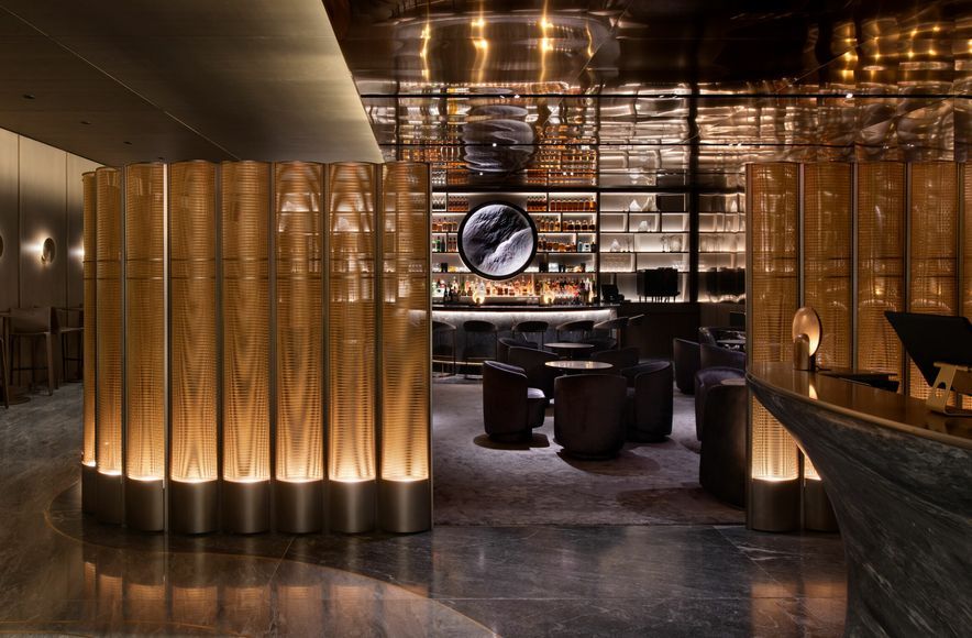 Decorative Screens elevate Restaurant