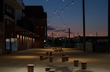 Tiramarama Way Catenary Wire Lighting