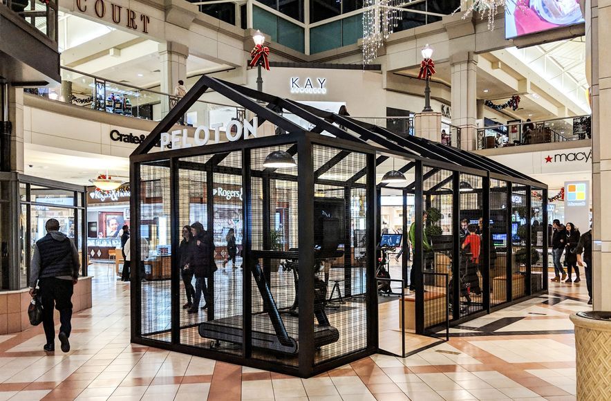 Showroom Kiosks created with Wire Mesh