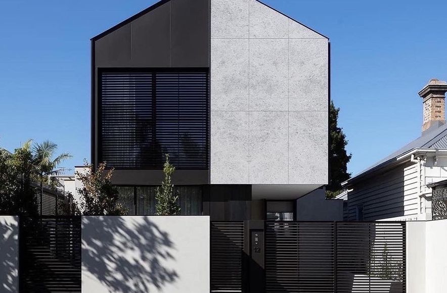 House of Bronzed Steel and Stone