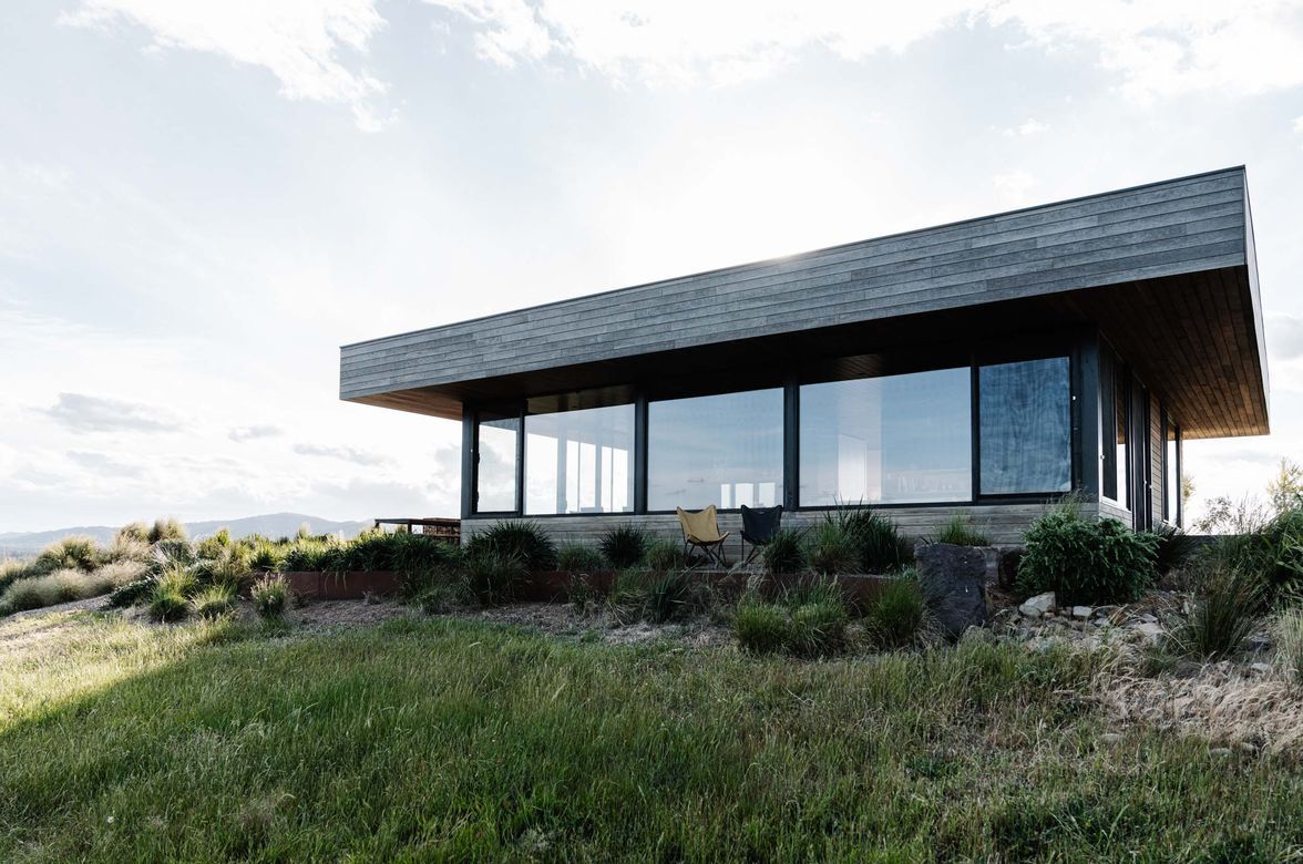 CUTEK® powerfully protects the timber at Elemental House, enhancing its natural beauty with CUTEK® Extreme CD50 on Spotted Gum, ensuring durability against the harsh elements in rugged High Camp, Victoria
