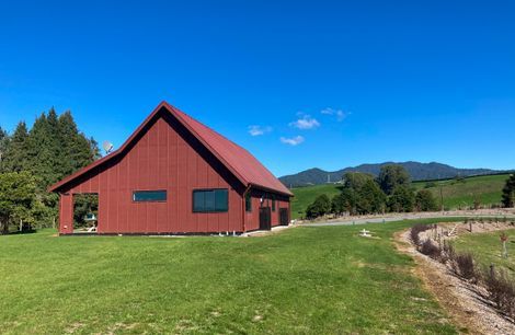 Modern Scoria Red Barn