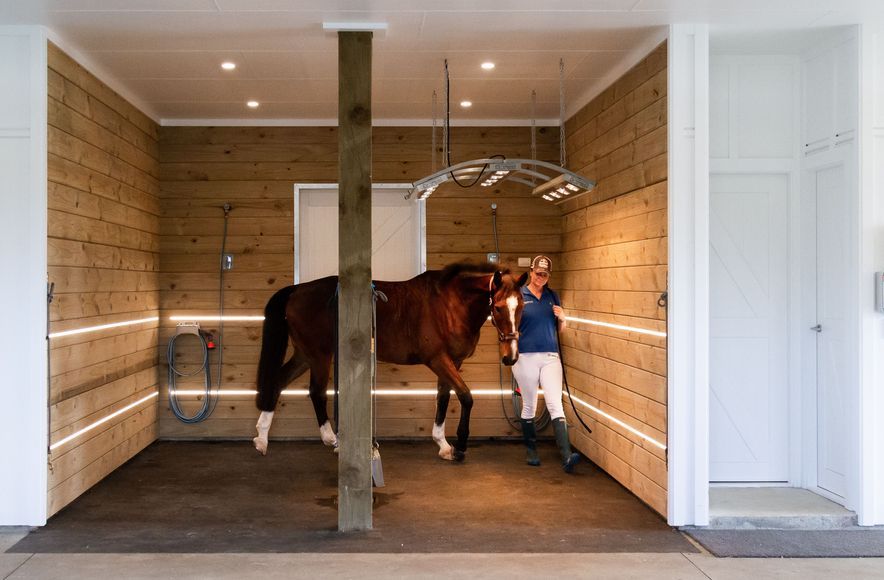 Karaka barn with stables