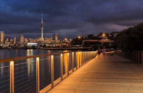 Westhaven Promenade wire balustrade infill