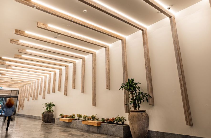 CUTEK® expert support on the Westfield Coomera project with custom developed colour tones for interior and exterior timber applications.
