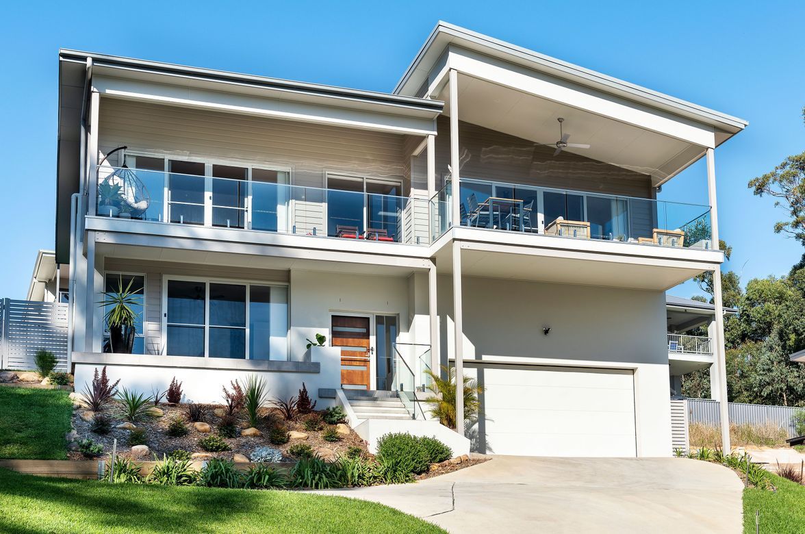 Two Storey Home on steep block