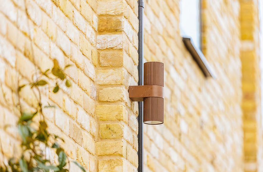 Modern architectural design and traditional materials
