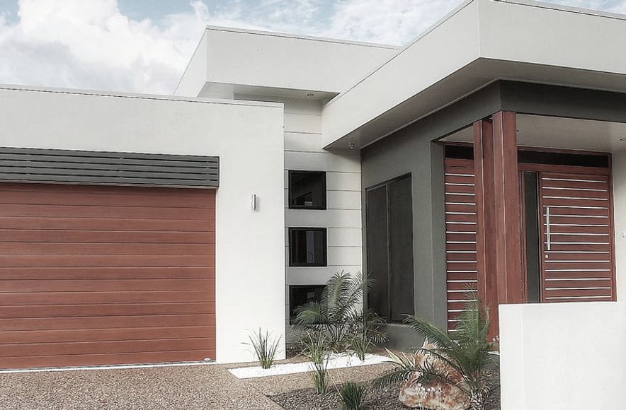 DecoWood Sectional Garage Door - Townsville, Queensland