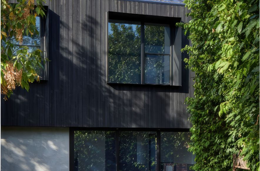 Charred Wood House