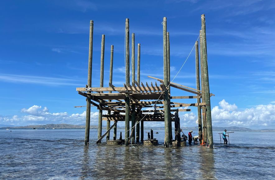Cloudbreak Fiji WSL judging and media tower