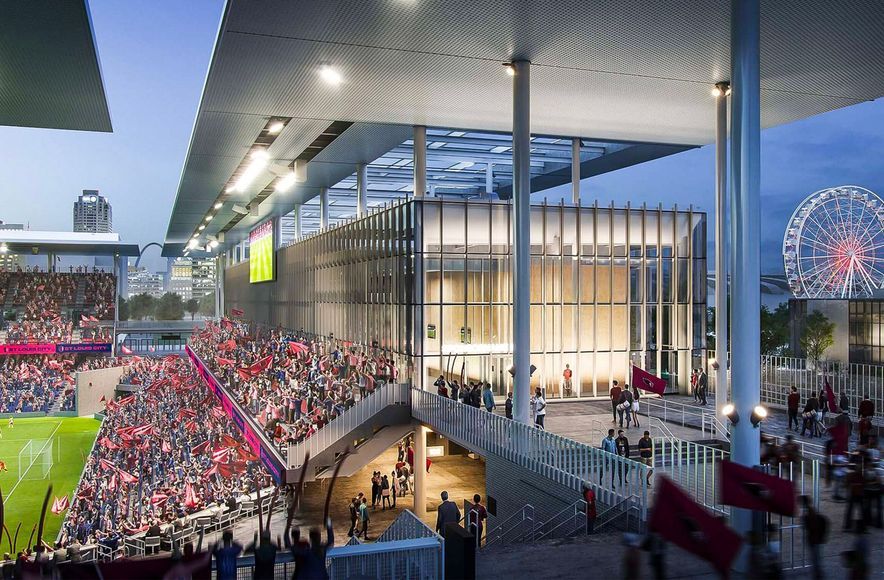 Soccer Stadium Wire Mesh Balustrade