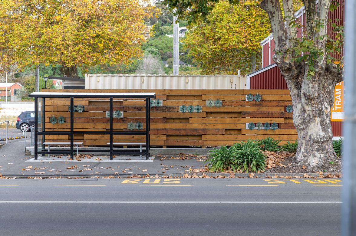 TRAMSHED FENCE, WHANGANUI RIVERFRONT