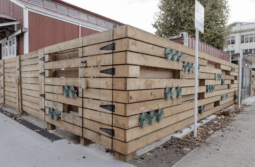 TRAMSHED FENCE, WHANGANUI RIVERFRONT